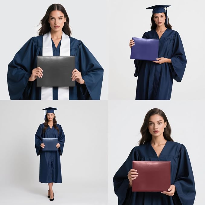 Happy Secret Diploma Cover 8.5''x 11'' Diploma Holder Graduation Certificate - Image 6