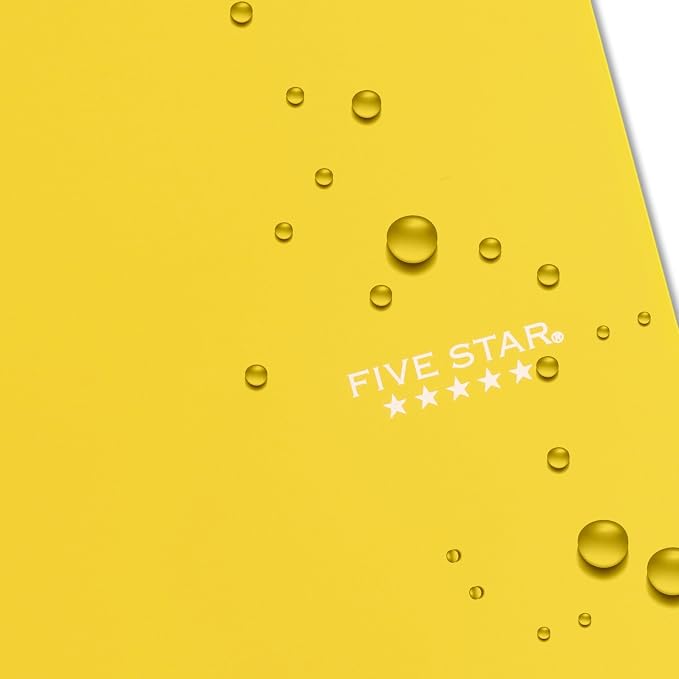 Five Star Spiral Notebook + Study App, 3 Subject, Wide Ruled Paper, 150 Sheets - Image 6