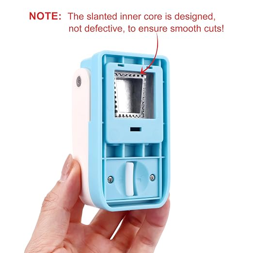 5Size Stamp Punch, 1.5x1.25in & 1x0.8in & 0.6x0.5in Rectangle Postage Stamp - Image 7