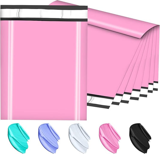 Poly Mailers 14.5x19, Large Poly Mailers 100 Pack, Shipping Mailers with Self Seal Adhesive, Waterproof and Tear-Proof Mailers Poly Bags for Small Business (Sakura Pink）-DeskLoop Office