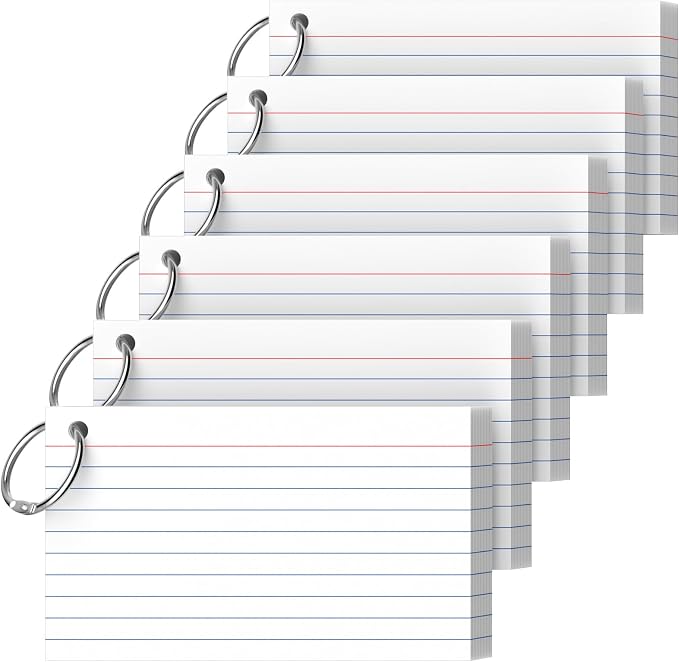 Ciphyfee Index Cards 3x5 Inch by Ciphyfee