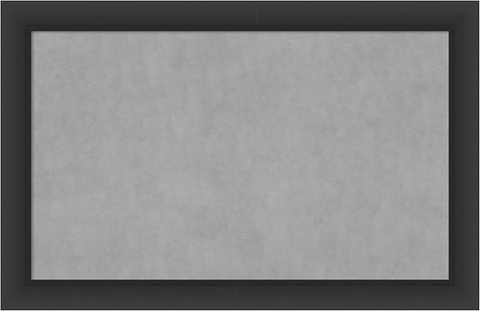 Amanti Art Black Framed Magnetic Board 29x45 Large Vision Board by AmantiArt