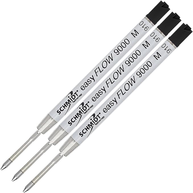 3 Pack - Schmidt easyFLOW 9000 - Black Ink by SCHMIDT