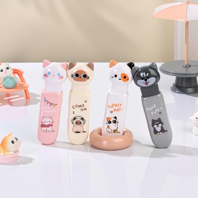 Cute Cat Correction Tape, 3-Count Pack of Correction Tape - Image 5