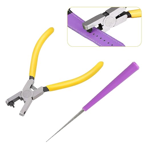 2PCS Band Leather Punching Pliers 2.0mm Belt Punch Tool by Unknown