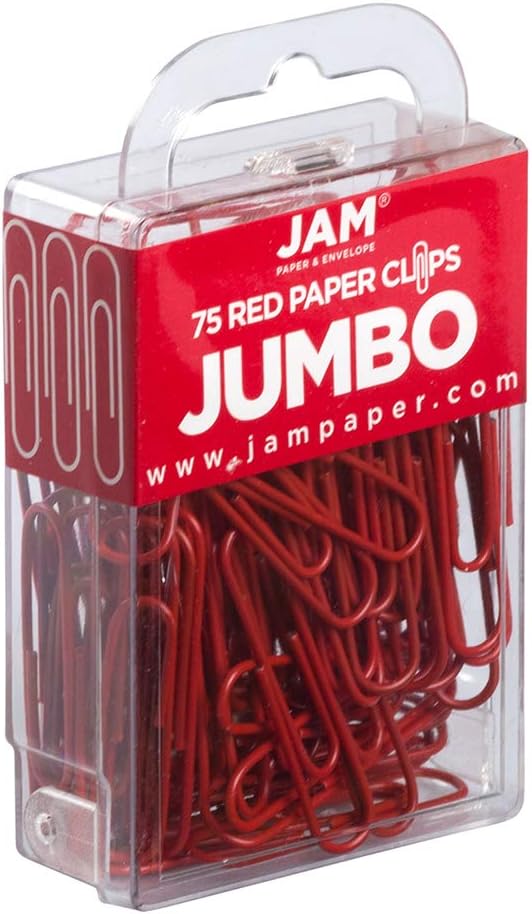 JAM PAPER Colorful Jumbo Paper Clips - Image 2