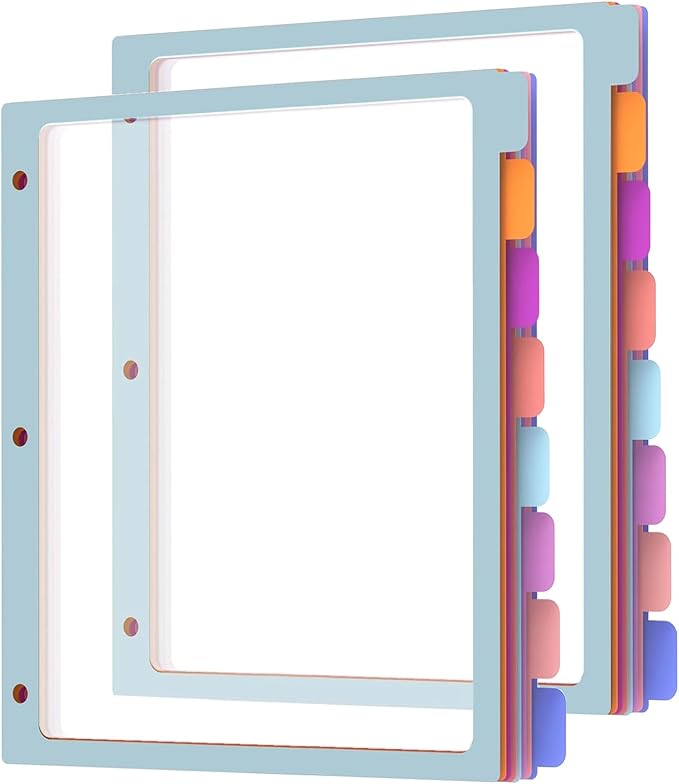 HABGP 2 Set 8 Tab Binder Dividers by HABGP