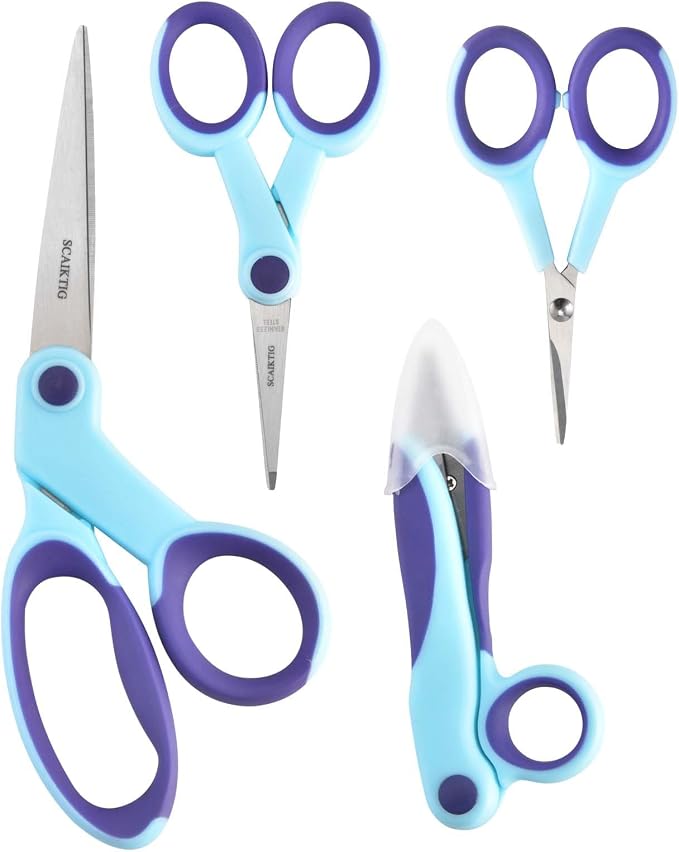 SCAIKTIG Premium Sewing Scissors Bundle, Dressmaking, Arts&Craft Supplies - Image 9