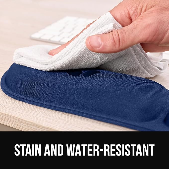 GORILLA GRIP Silky Memory Foam Keyboard Wrist Rest and Mouse Pad - Image 6