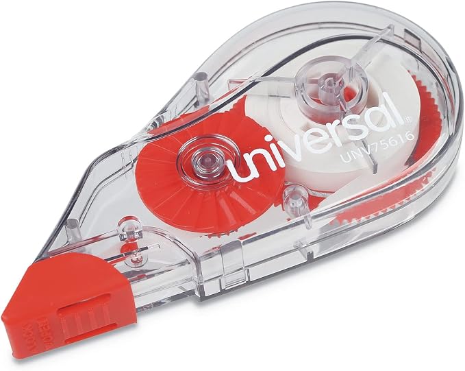Universal UNV75616 0.2 in. x 315 in. Non-Refillable Correction Tape Dispenser - Image 3