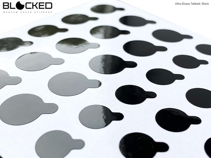 The Original Vinyl Webcam Cover Stickers | Restickable & Stackable Privacy - Image 2