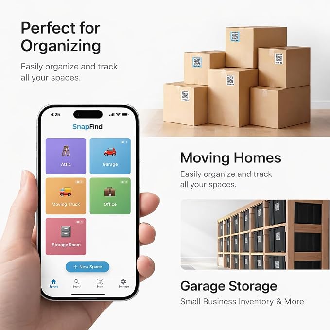 Smart QR Code Labels – AI Auto-Labeling, No Typing! Storage Bins & Moving - Image 6