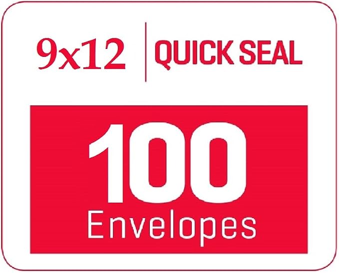 Aimoh 100 9 x 12 SELF Seal Security White Catalog Envelopes - 28lb - Security - Image 5