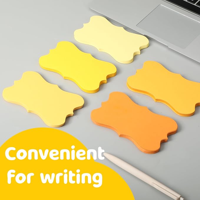 150 Pcs Yellow Blank Index Cards 3x5 Inch Study Notecards Blank Flash Cards - Image 5