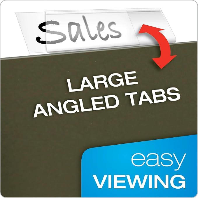 Pendaflex Hanging File Folder Tabs, 100 Sets of File Folder Labels - Image 3