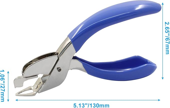 Blue Heavy Duty Staple Remover Tool, Staple Remover Puller - Image 3