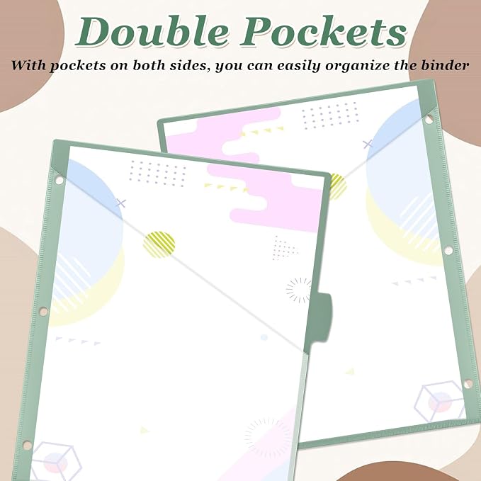 Epakh 12 Pcs Binder Dividers for 3 Rings Binders Index Dividers - Image 4