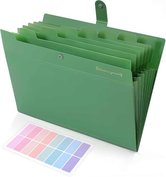 SKYDUE Expanding File Folder, Accordion File Organizer by SKYDUE