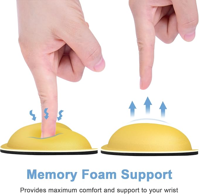 Dapesuom Mouse Wrist Rest, Ergonomic Memory Foam Mouse Wrist - Image 4