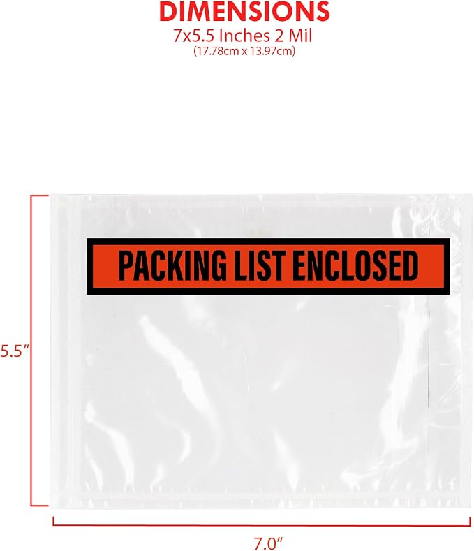 GPI - Packing List Envelopes, Top Loading - Image 2