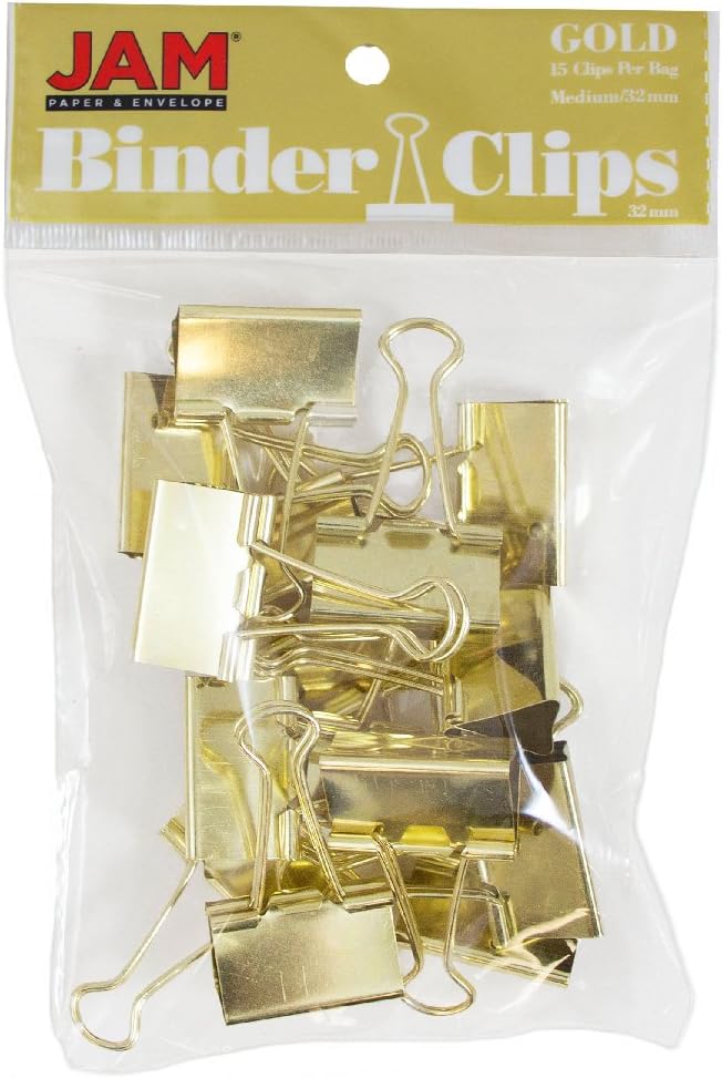 JAM PAPER Colorful Binder Clips by JAMPaper