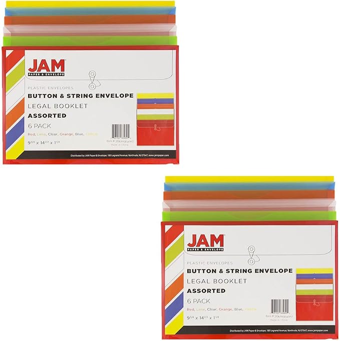 JAM PAPER Plastic Envelopes - Image 2