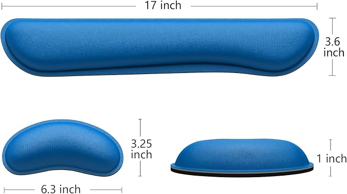 Dapesuom Enlarge Keyboard Wrist Rest, Memory Foam Wrist Cushion - Image 5