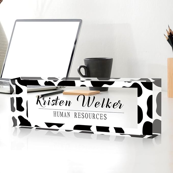 Desk Name Plate Personalized, Custom Name Plates - Image 2