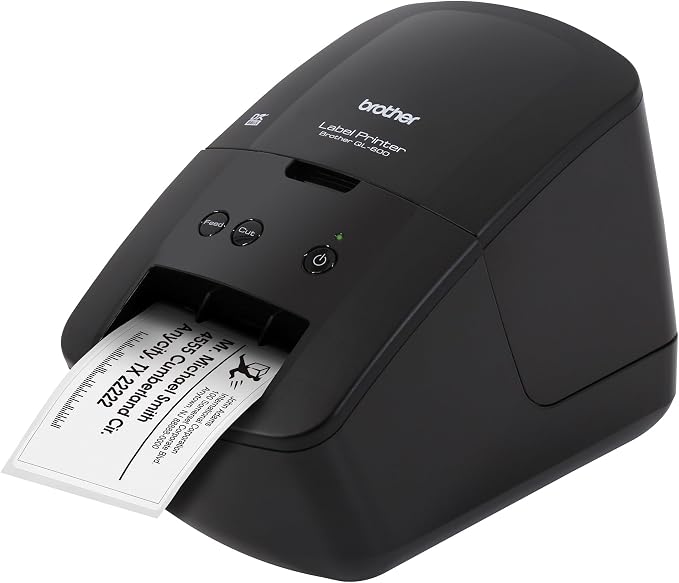 Brother QL-600 Desktop Monochrome Label Printer, No Ink Required, uses Genuine - Image 2