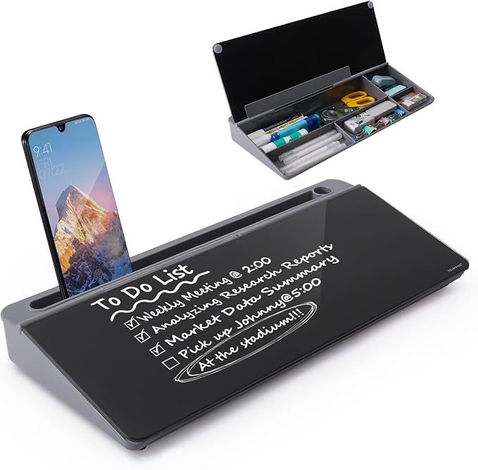 TSJ OFFICE Desktop Whiteboard Dry-Erase-Board by TSJOFFICE-WipeCleanThinkGreenWorkSmart
