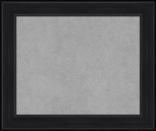 Amanti Art Black Framed Magnetic Board 21x25 Small Vision Board by AmantiArt