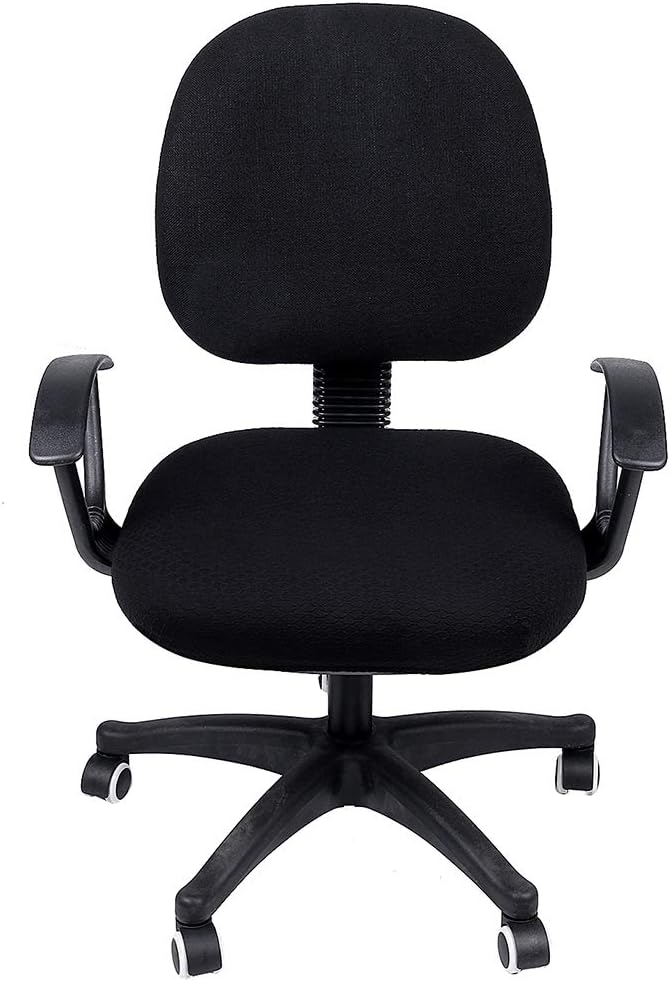 Smiry Stretch Jacquard Office Computer Chair Seat Covers, Removable Washable - Image 3