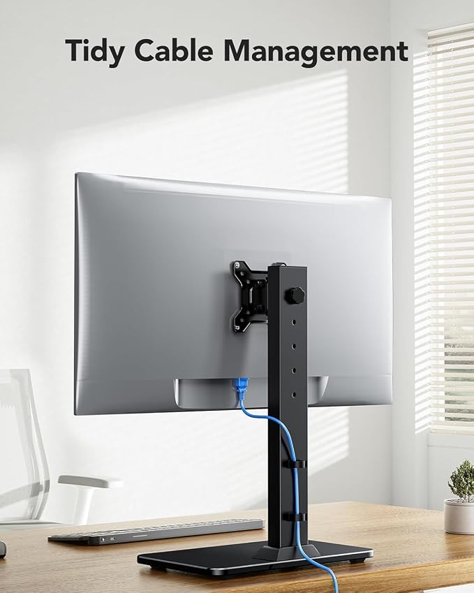 HUANUO Monitor Stand, Freestanding VESA Mount - Image 7