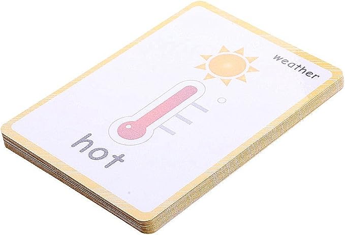 SANTSUN 24 Pcs Weather Flashcards Set - Image 6