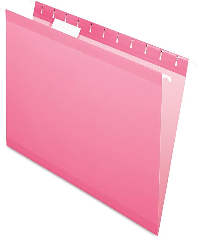 Pendaflex Reinforced Hanging File Folders, Letter Size, 1/5 Cut by TOPSProducts