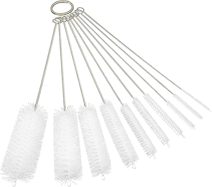 10" Extra Long Tube Cleaning Brush Set by TheScoopie