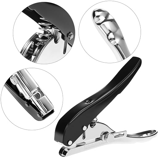 QWORK Hole Punch Single, 3/8" Heavy Duty Paper Punch Hand Held - Image 8