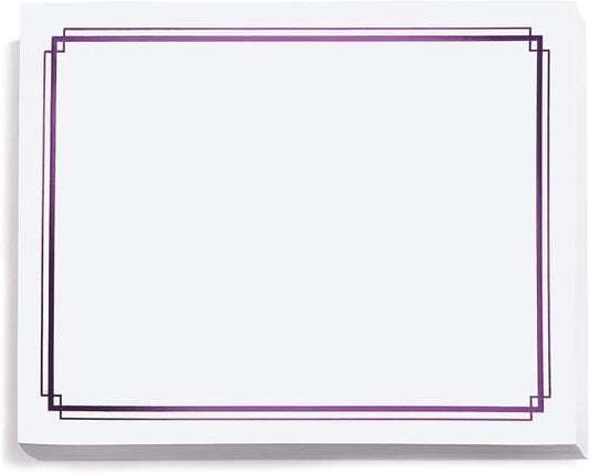 PaperDirect Foil Elegance Specialty Certificates, 50 Sheets of 38lb White Paper by PaperDirect