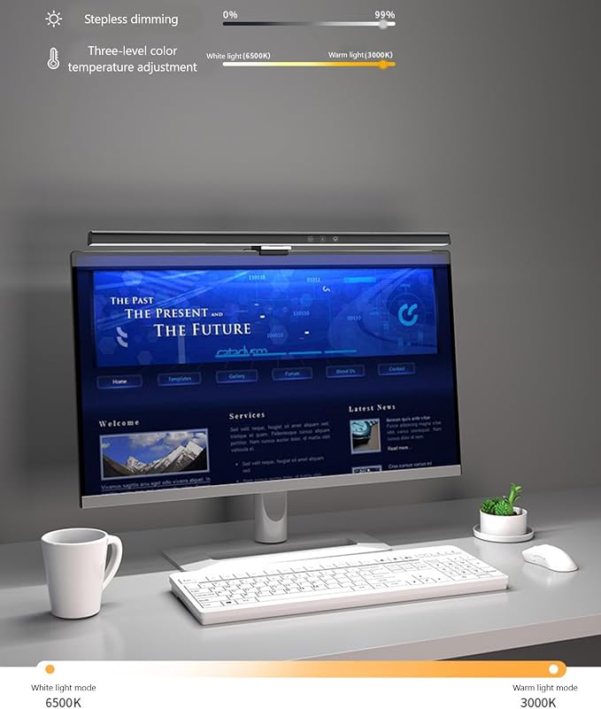 Computer Monitor Lamp, Screen Monitor Light Bar - Image 6