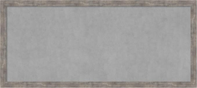 Amanti Art Silver Framed Magnetic Board 23x51 Oversize Vision Board by AmantiArt