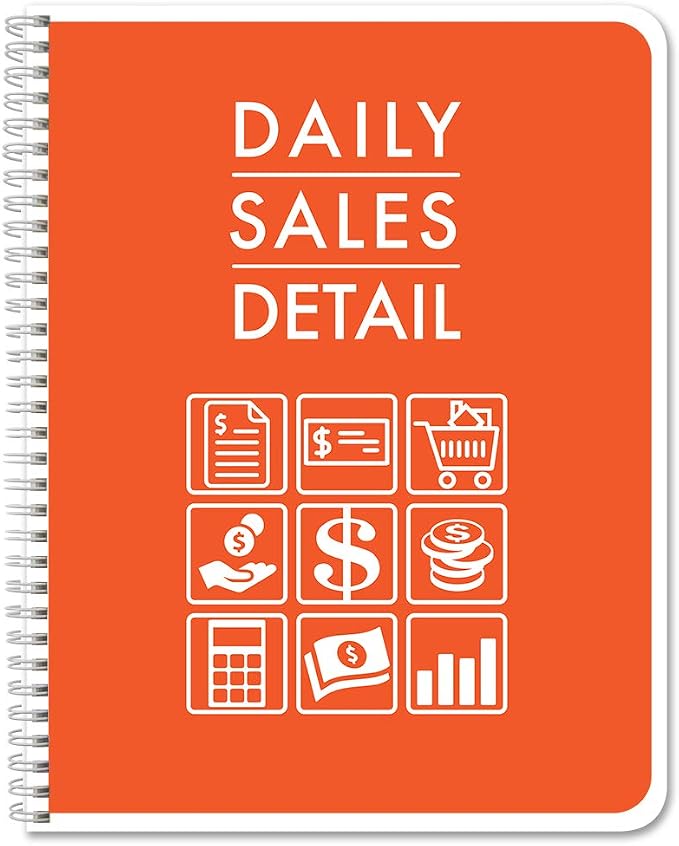 BookFactory Daily Sales Detail Log Book/Order Log Book/Daily Customer Sales by BookFactory