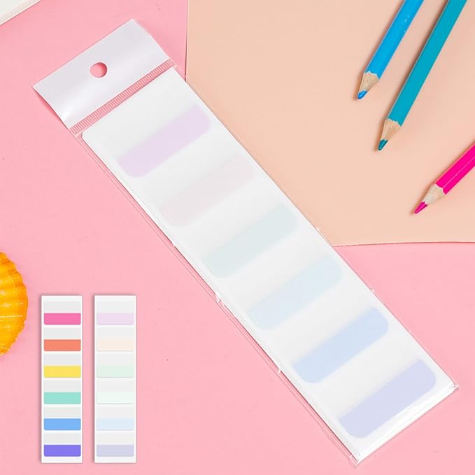 Imeepa 240 PCS Sticky Index Tabs, 12 Colors Page Markers | Writable & - Image 6