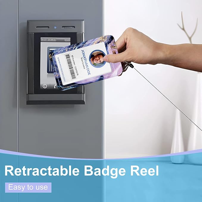 Badge Lanyard, Retractable Badge Holder - Image 5