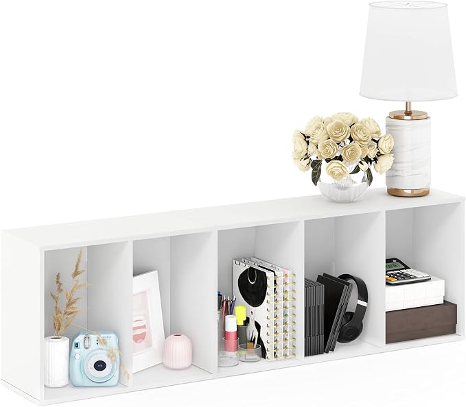 Furinno LUDER Book Shelf, 5-Tier Bookshelf, Bookcase - Image 6