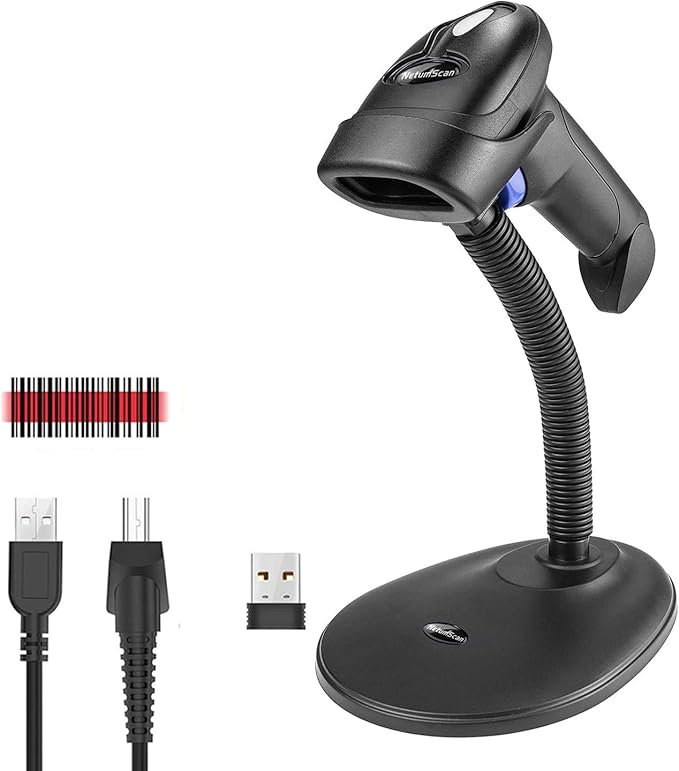 NetumScan 1D Wireless Barcode Scanner by NetumScan