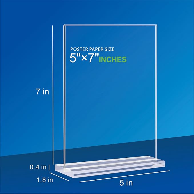 Acrylic Sign Holder 5x7 - Image 2