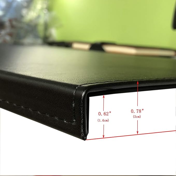 AKOZLIN 31.5"x15.8" Soft PU Leather Surface Office Desk Mouse Mat Pad - Image 6