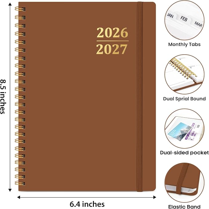Academic Planner 2026-2027, Weekly and Monthly Calendar Planner Book, July 2026 - Image 5