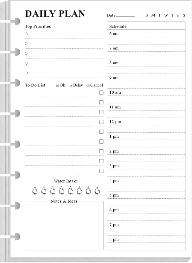 Junior Size To Do List Insert by Yaridar