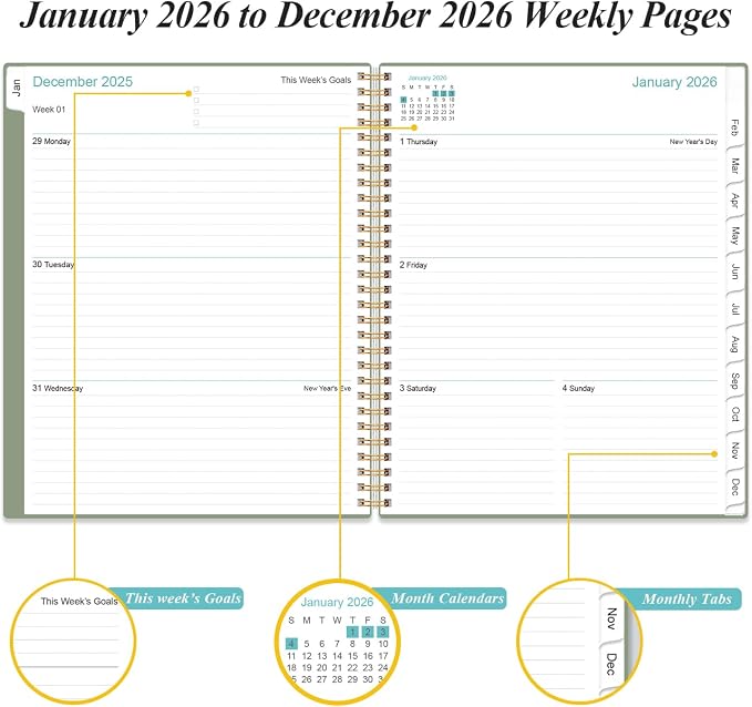 2026 Planner - Planner 2026 from January 2026 to December 2026 - Image 3